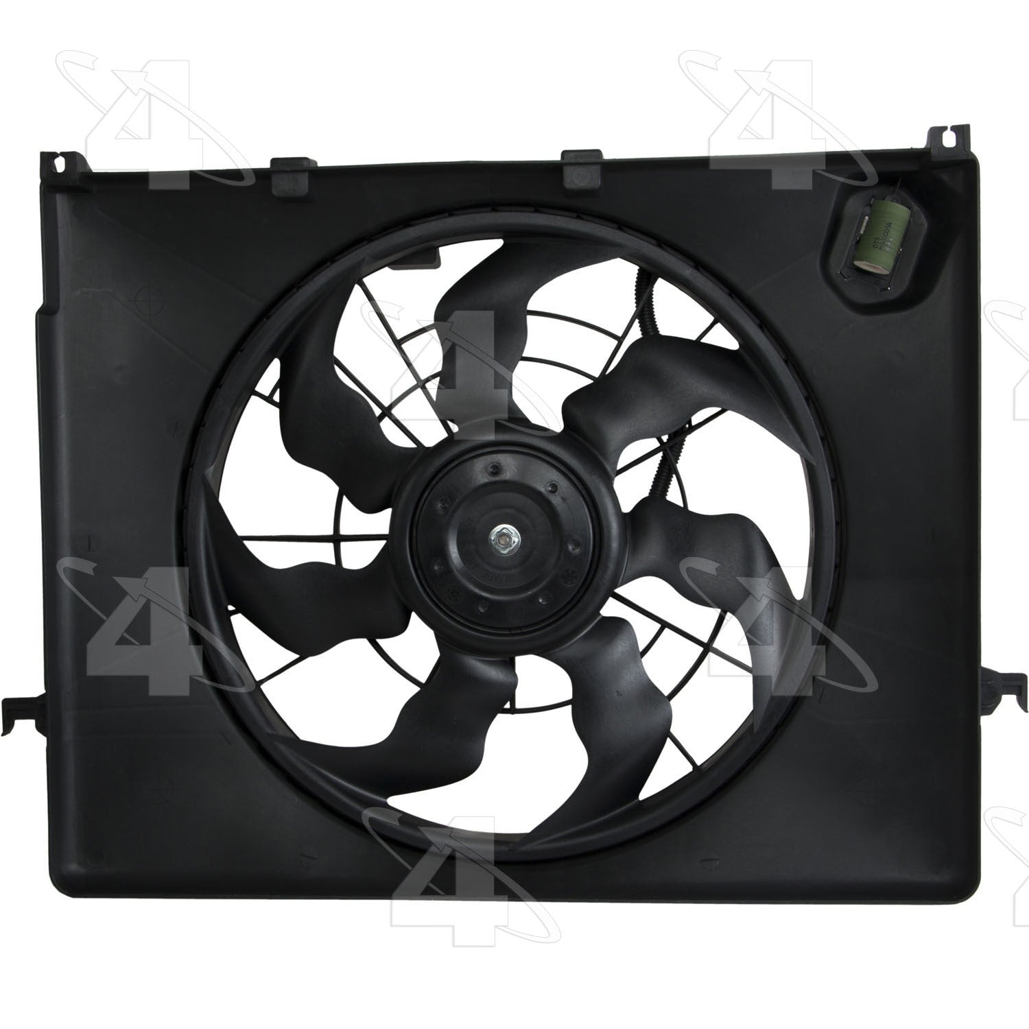 Four Seasons 76257 Engine Cooling Fan Assembly for Hyundai Sonata， Kia Optima