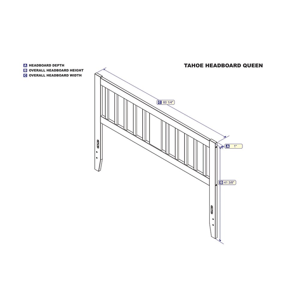 Tahoe Headboard with USB Turbo Charger