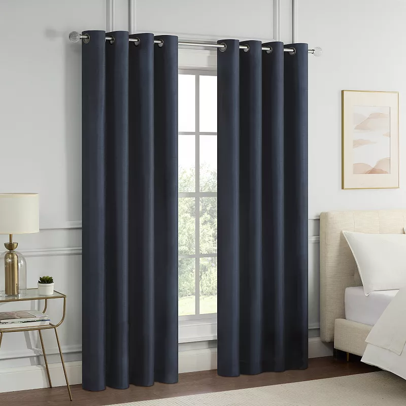 eclipse Magnitech 2-Pack Allure Colorblock Blackout Window Curtains