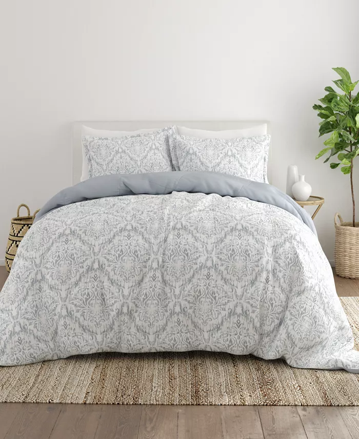 ienjoy Home Home Collection Premium Down Alternative English Countryside Reversible Comforter Set， Twin Twin Extra Long