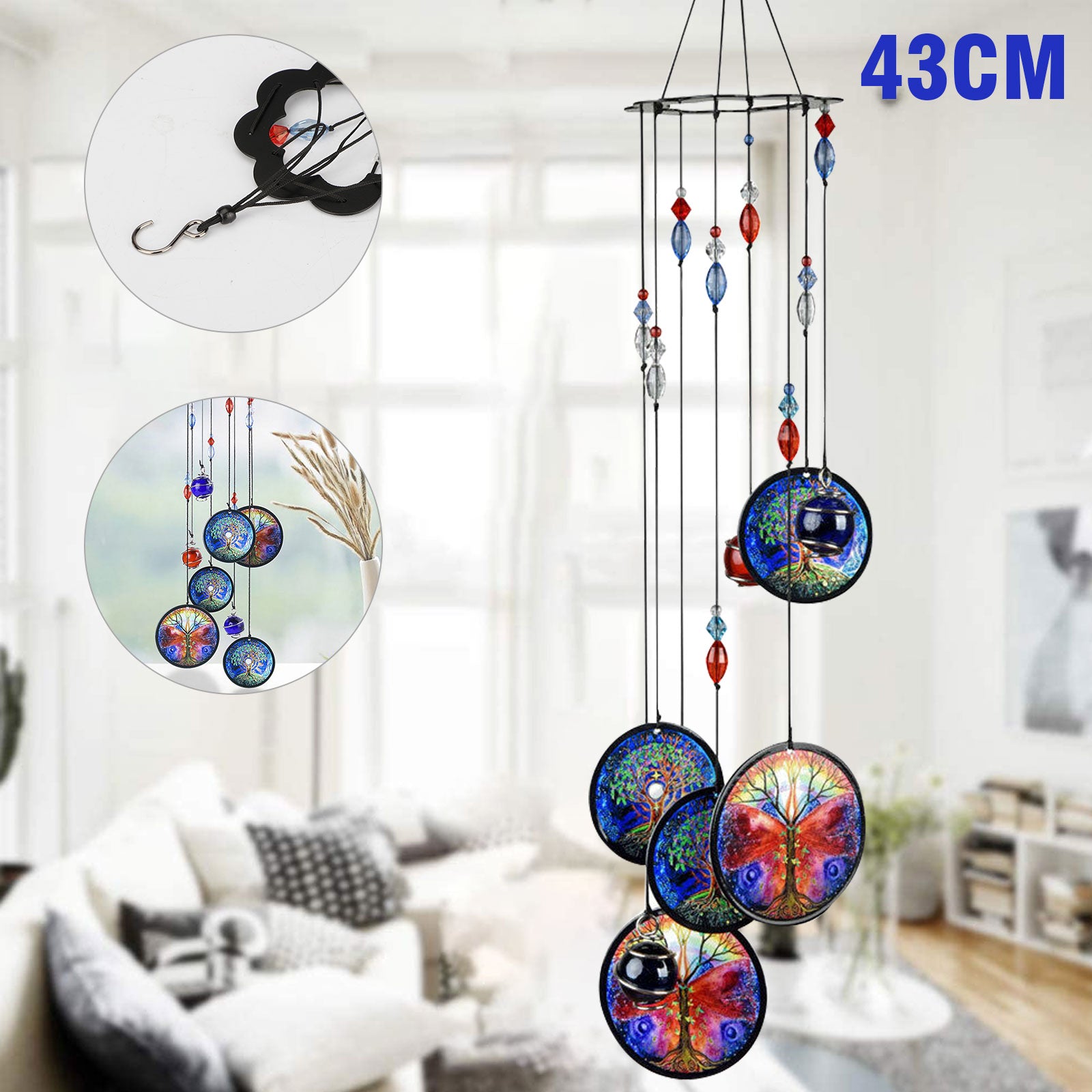 Wind Chimes Outdoor， EEEkit 17