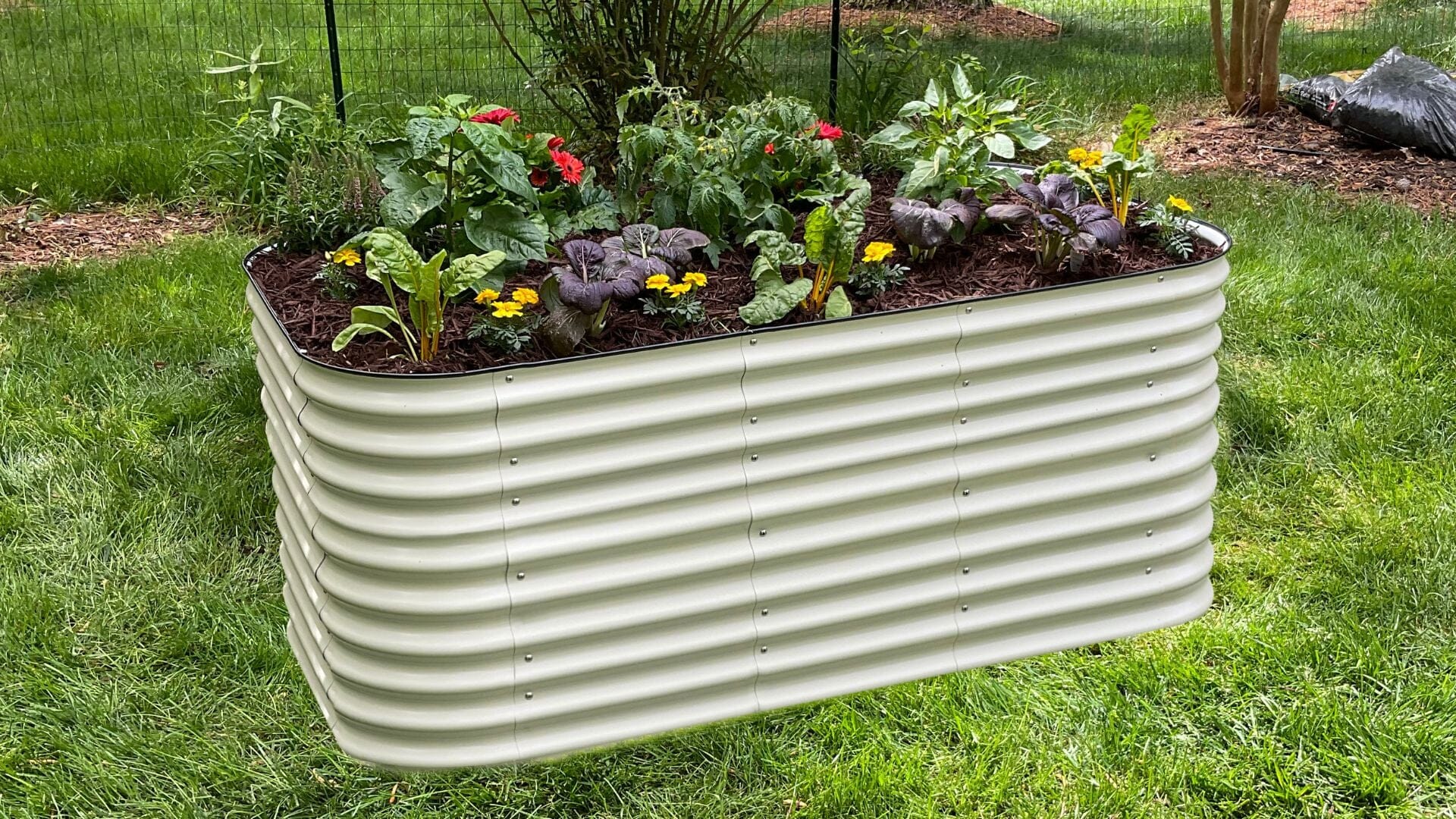 VegHerb's 9-in-1 Metal Raised Garden Bed (32