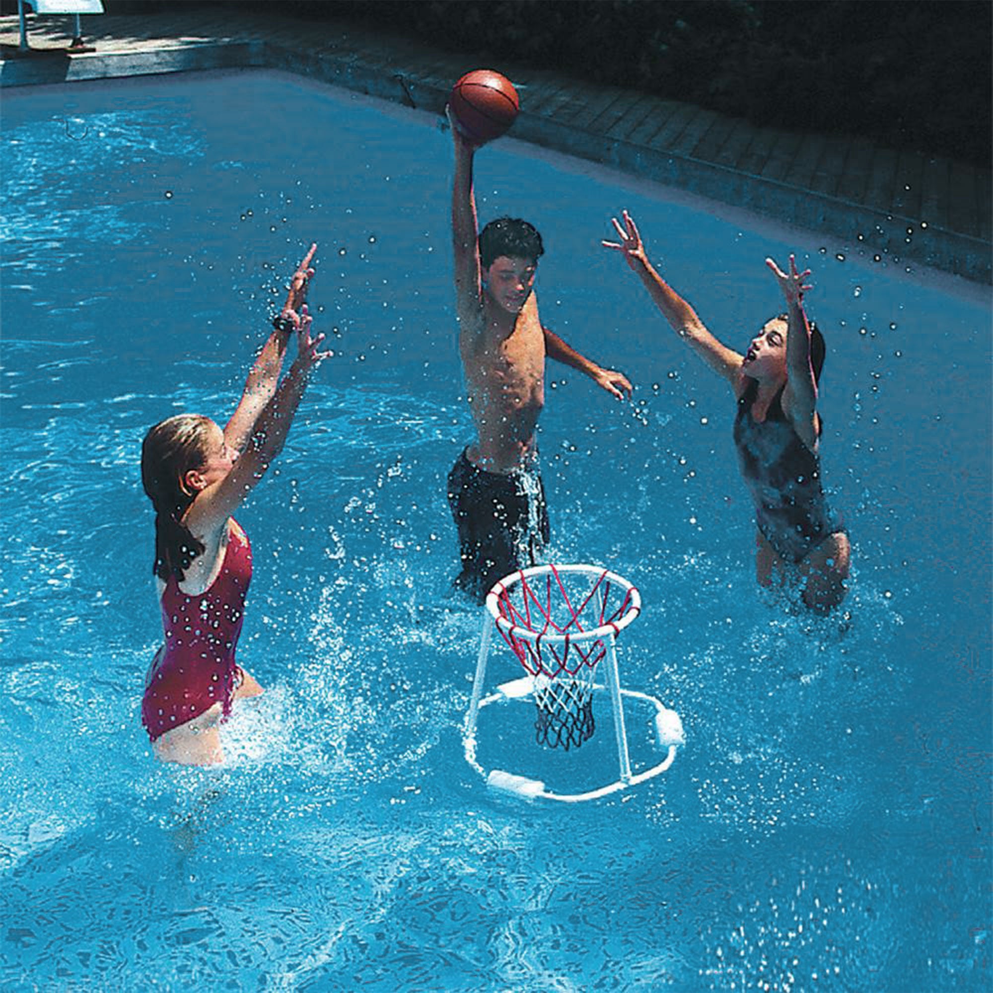 International Leisure Prod 9162SL Super Hoops Floating Basketball Game