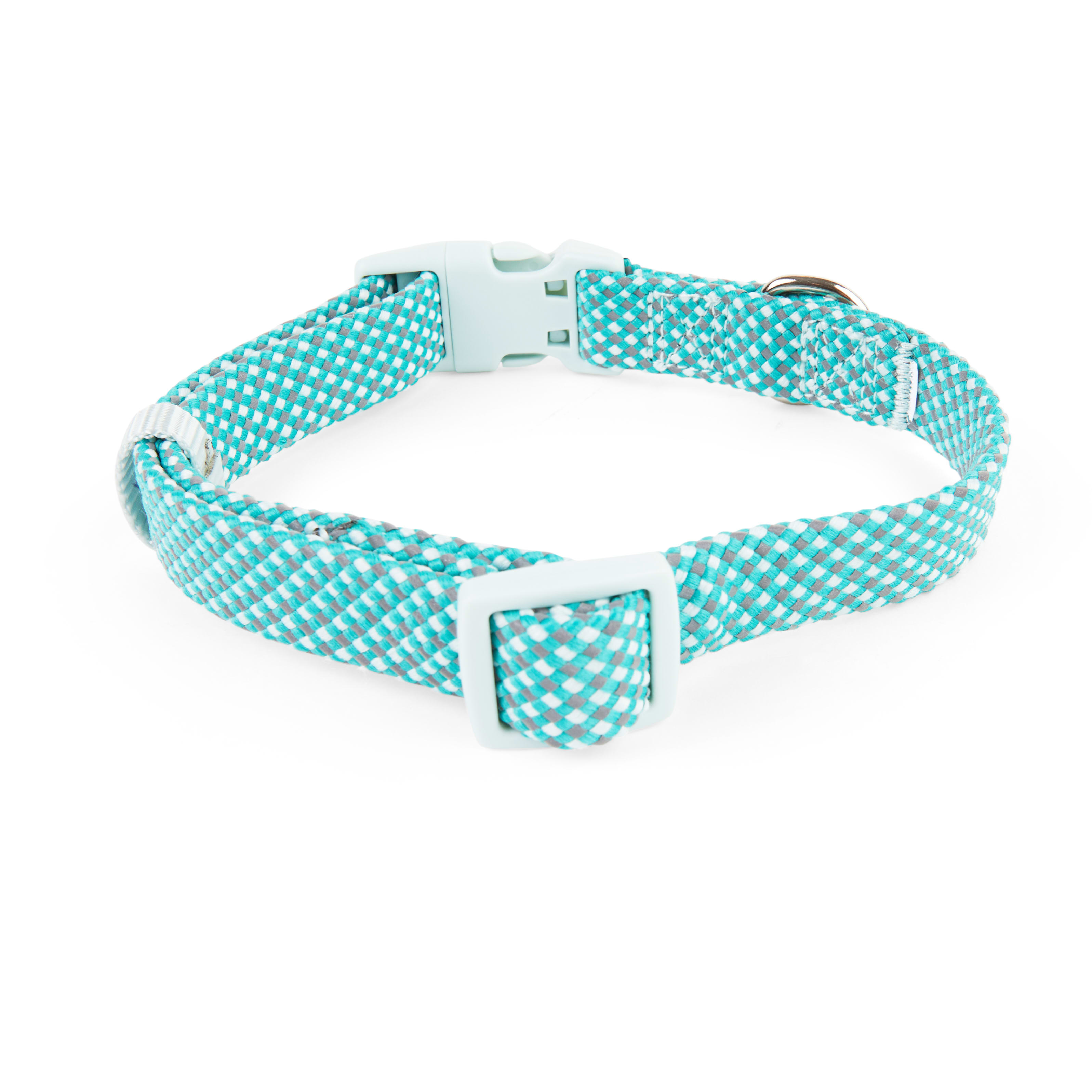 YOULY Teal Reflective Dog Collar， Small