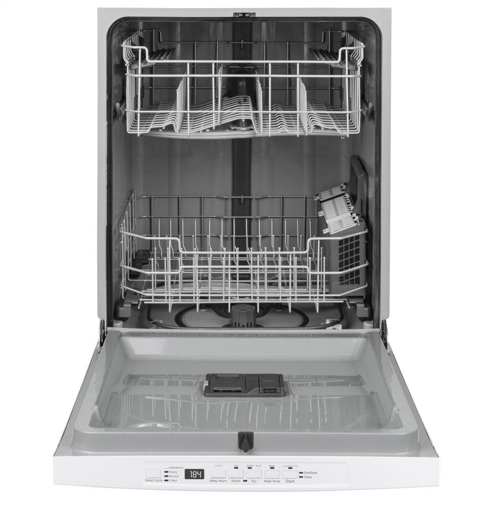 Ge Appliances GDT530PGPWW Ge® Top Control With Plastic Interior Dishwasher With Sanitize Cycle & Dry Boost