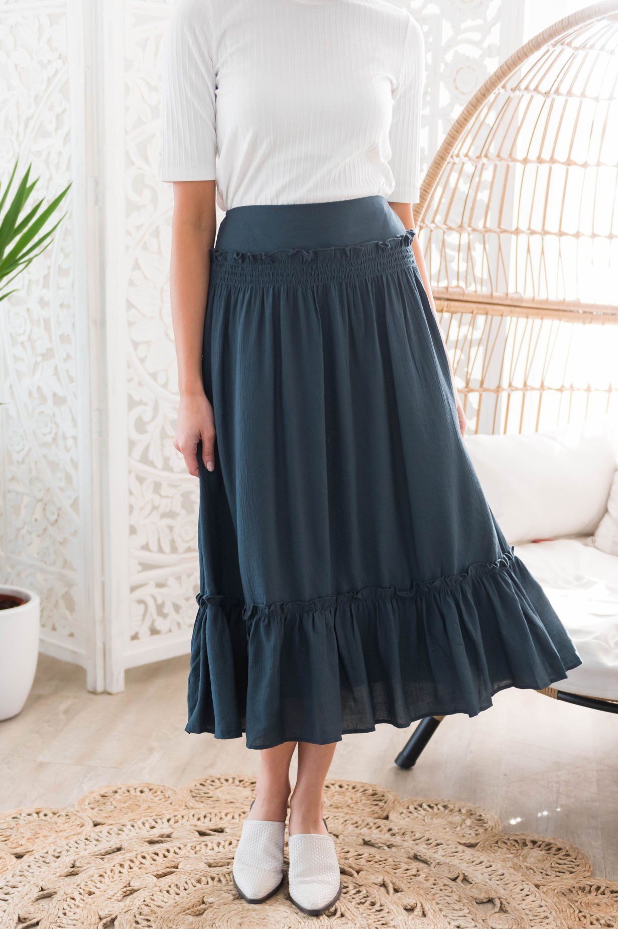 Swept Away Modest Skirt