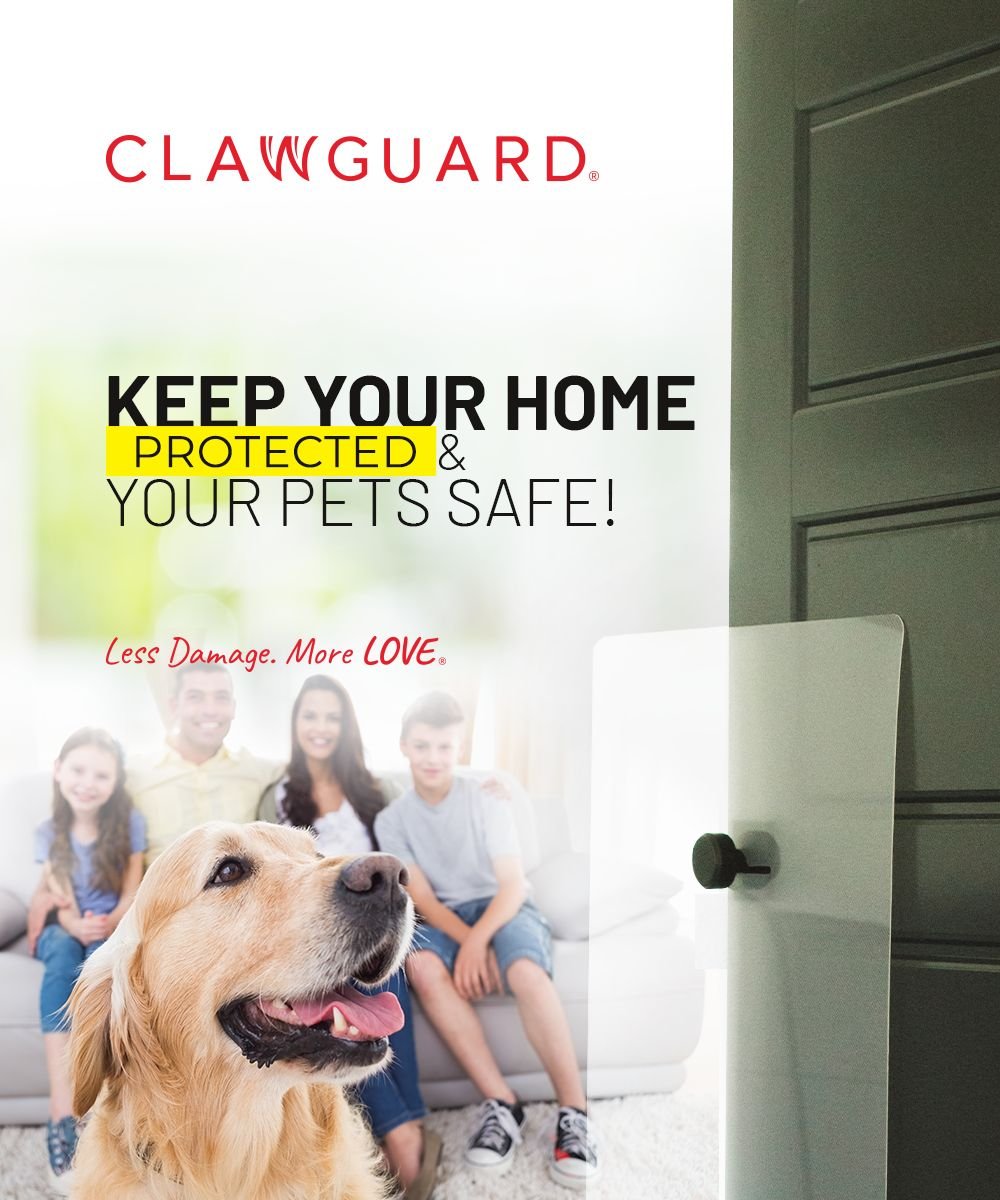 CLAWGUARD Heavy Duty Door Scratch Shield