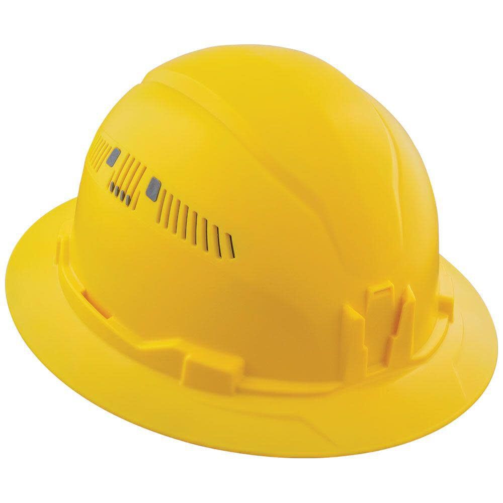 Klein Tools Hard Hat Vented Full Brim Yellow 60262 from Klein Tools