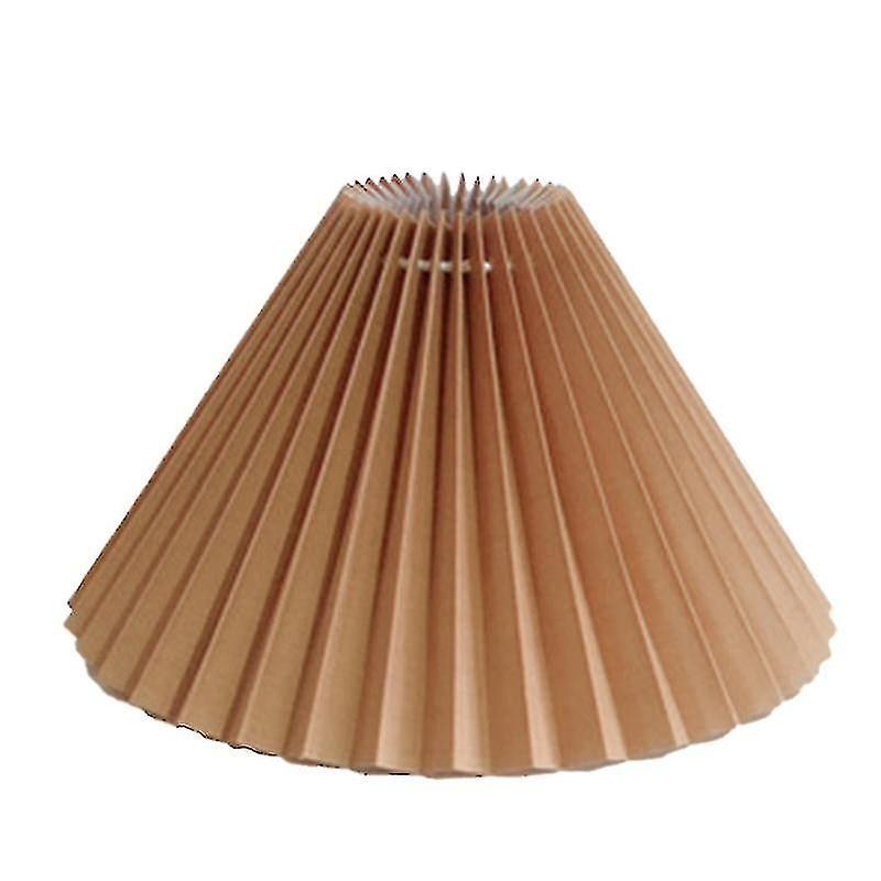 Pleated Lampshade E27 Light Cover Japanese Style Fabric Table Lamp Ceiling Decor