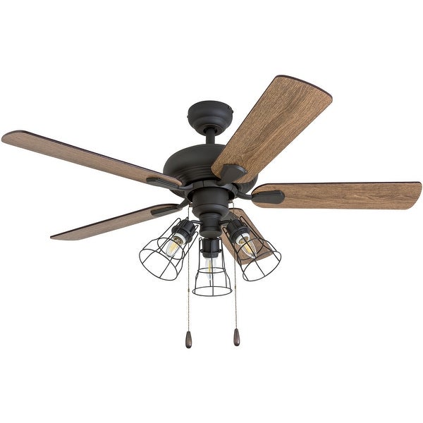 The Gray Barn Rugaard 42-inch Bronze 3-light LED Ceiling Fan Shopping - The Best Deals on Ceiling Fans | 27985718