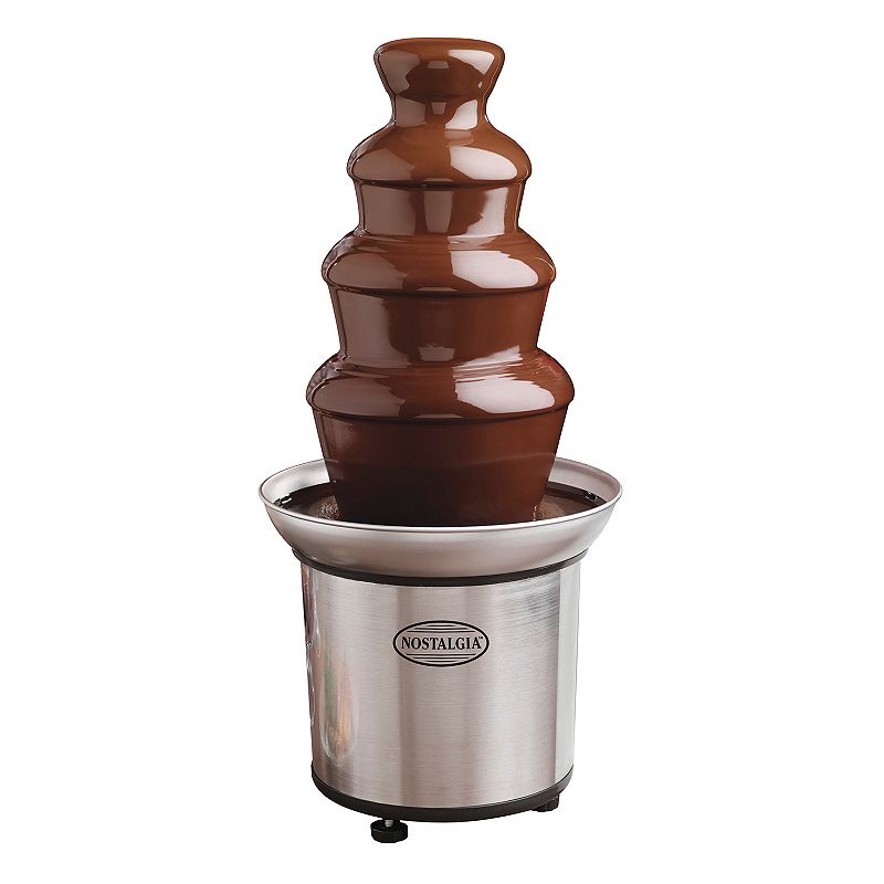 Nostalgia Electrics 4-Tier Chocolate Fondue Fountain