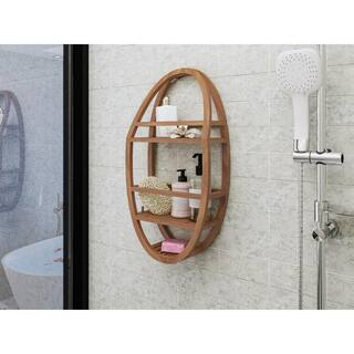 AquaTeak Patented Moa Teak Shower Organizer 300