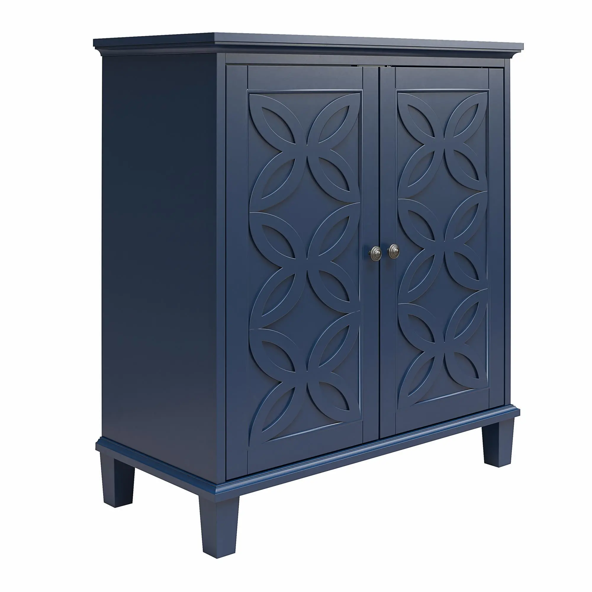 Celeste Navy Double Door Accent Cabinet