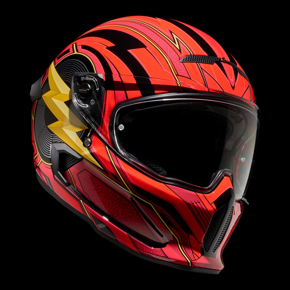 Ruroc |  ATLAS 4.0 The Flash | Full Face Bluetooth Motorcycle Helmet | Ruroc