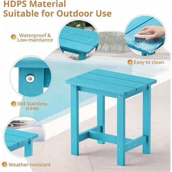 Outdoor Side Table，HDPS Small Outdoor Table