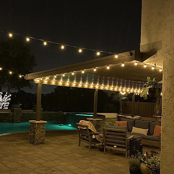 100 Foot G40 Outdoor Globe Patio String Lights