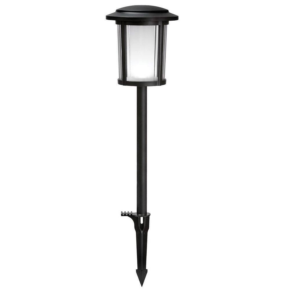 Hampton Bay Dothan Low Voltage Matte Black LED Path Light 99195