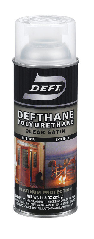 Deft Satin Clear Oil-Based Polyurethane Spray 11.5 oz