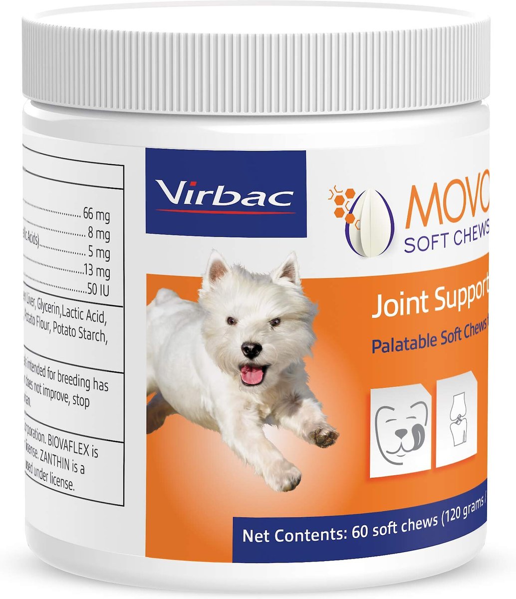 Virbac MOVOFLEX Soft Chews Joint Supplement for Small Breed Dogs