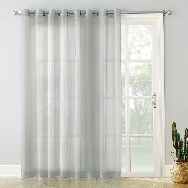 No. 918 1-Panel Emily Extra-Wide Sheer Voile Patio Curtain