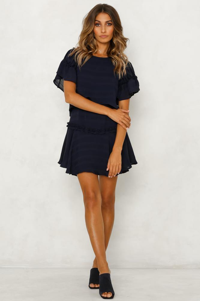 Good Girl Gone Bad Dress Navy