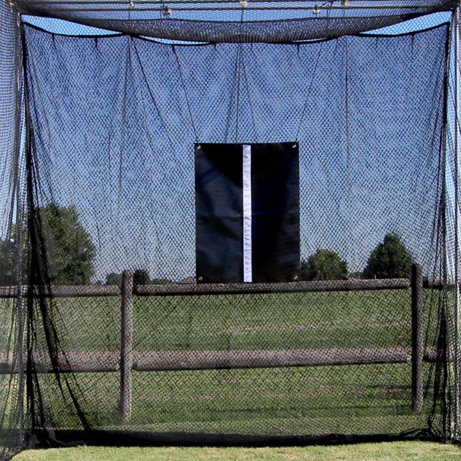 Cimarron 10x10x10 Masters Golf Net with Frame Corners