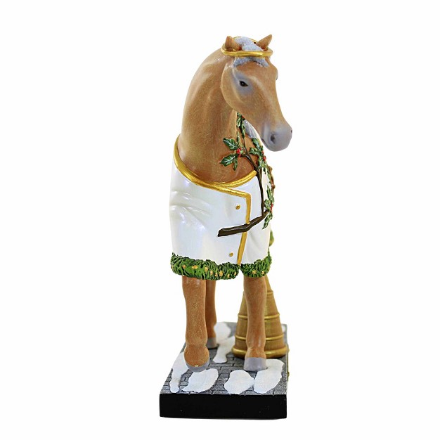 Trail Of Painted Ponies Spirit Of Christmas Past One Figurine 7 25 Inches Elegant Mare Golden Bugle 6012850 Polyresin Multicolored