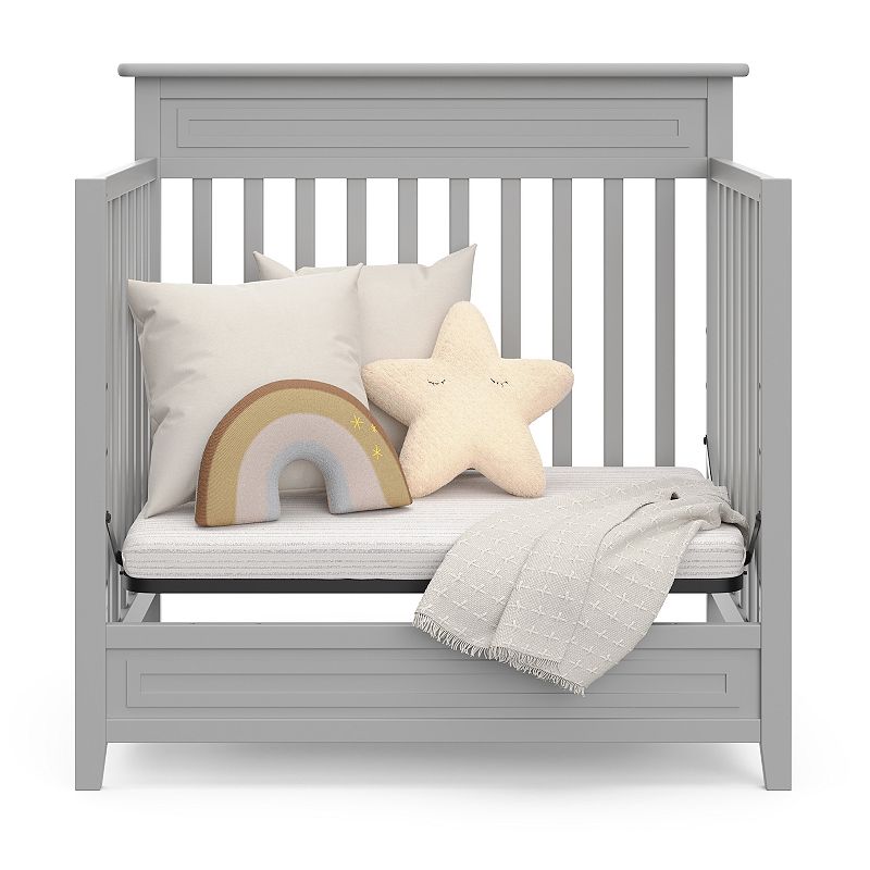 Storkcraft Petal 4-in-1 Convertible Mini Crib and Crib Mattress