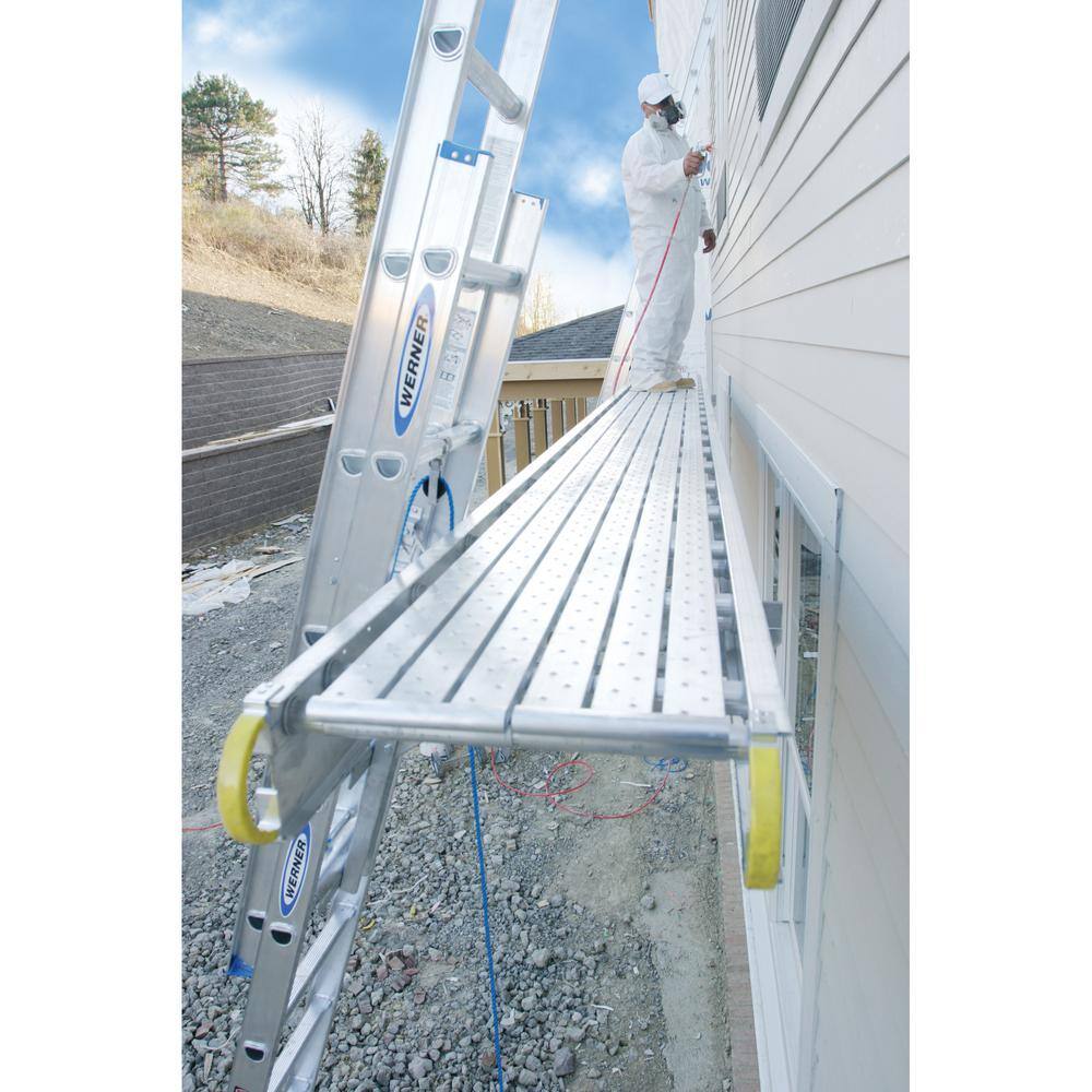 Werner 24 ft. Aluminum Extension Ladder with 250 lbs. Load Capacity Type l Duty Rating D1324-2