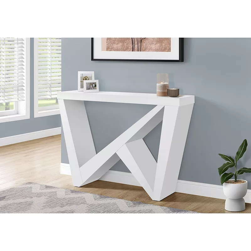 Monarch Contemporary Entryway Console Table