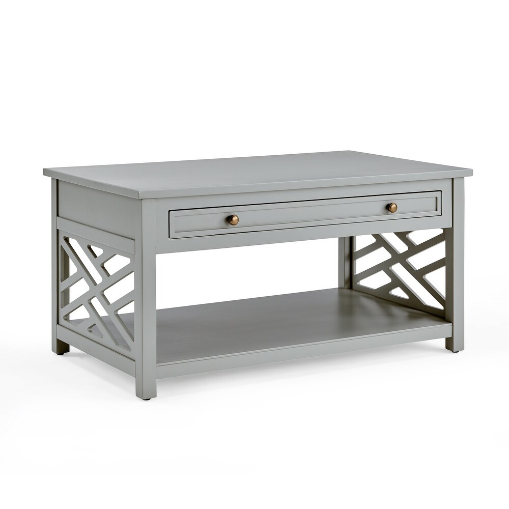 Porch   Den Altadena 3 piece Coffee and End Table Set with Drawers