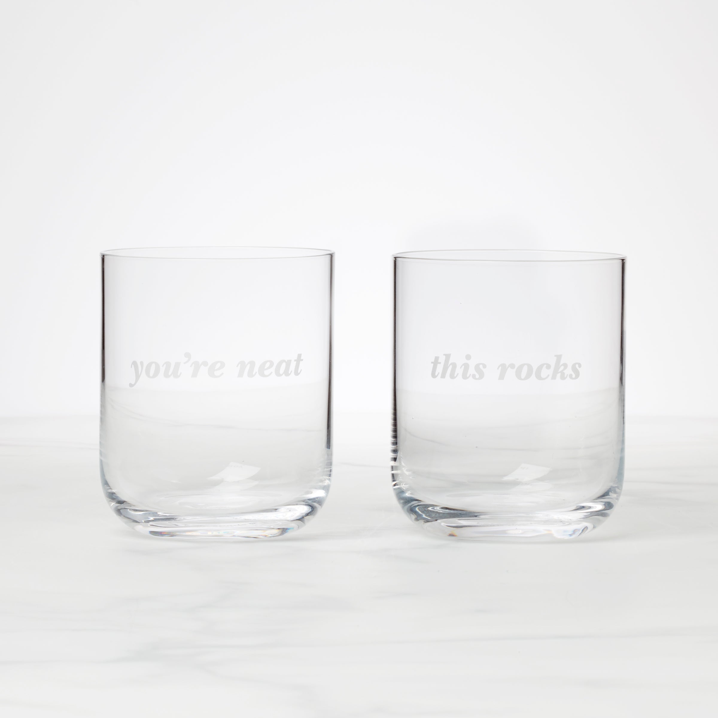 This Rocks & You're Neat DOF Glasses, Set of 2