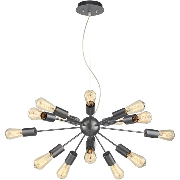 Wide Modern Sputnik 12 light Led Fixture For Dining Room House Kitchen Island Entryway