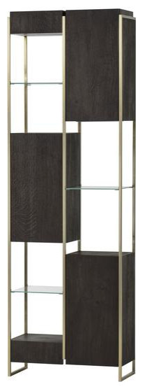 Lara Bookcase Dark Oak Small   Contemporary   Bookcases   by V.S.D Furniture  Houzz