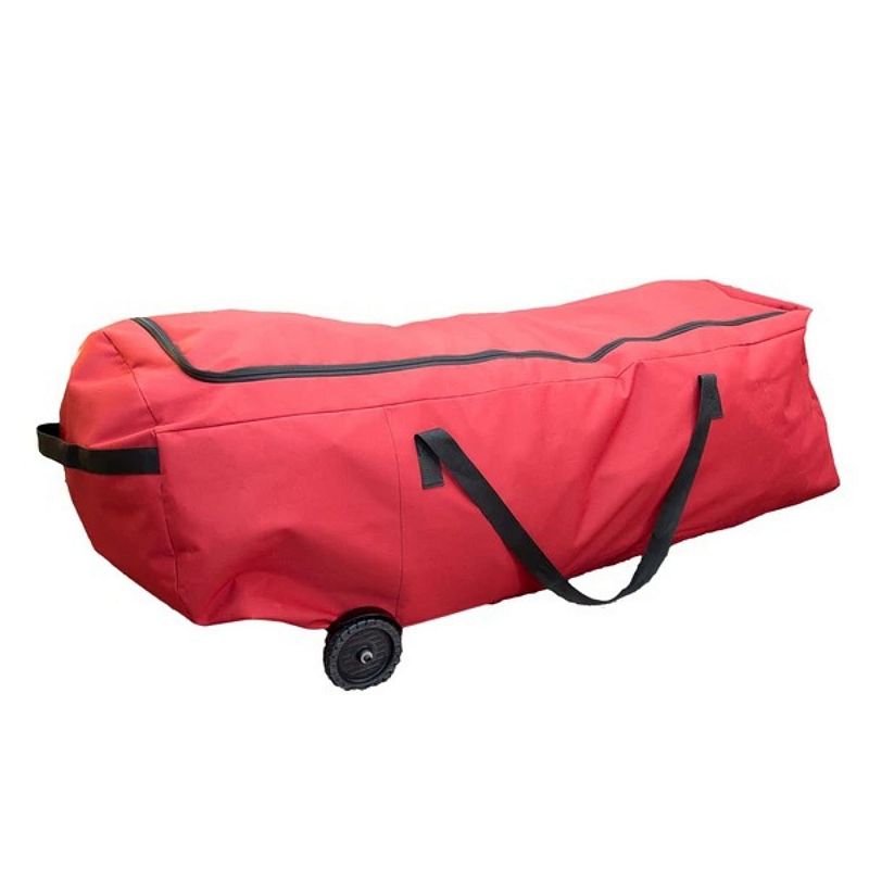 Northlight Red Wheeled Christmas Tree Storage Bag