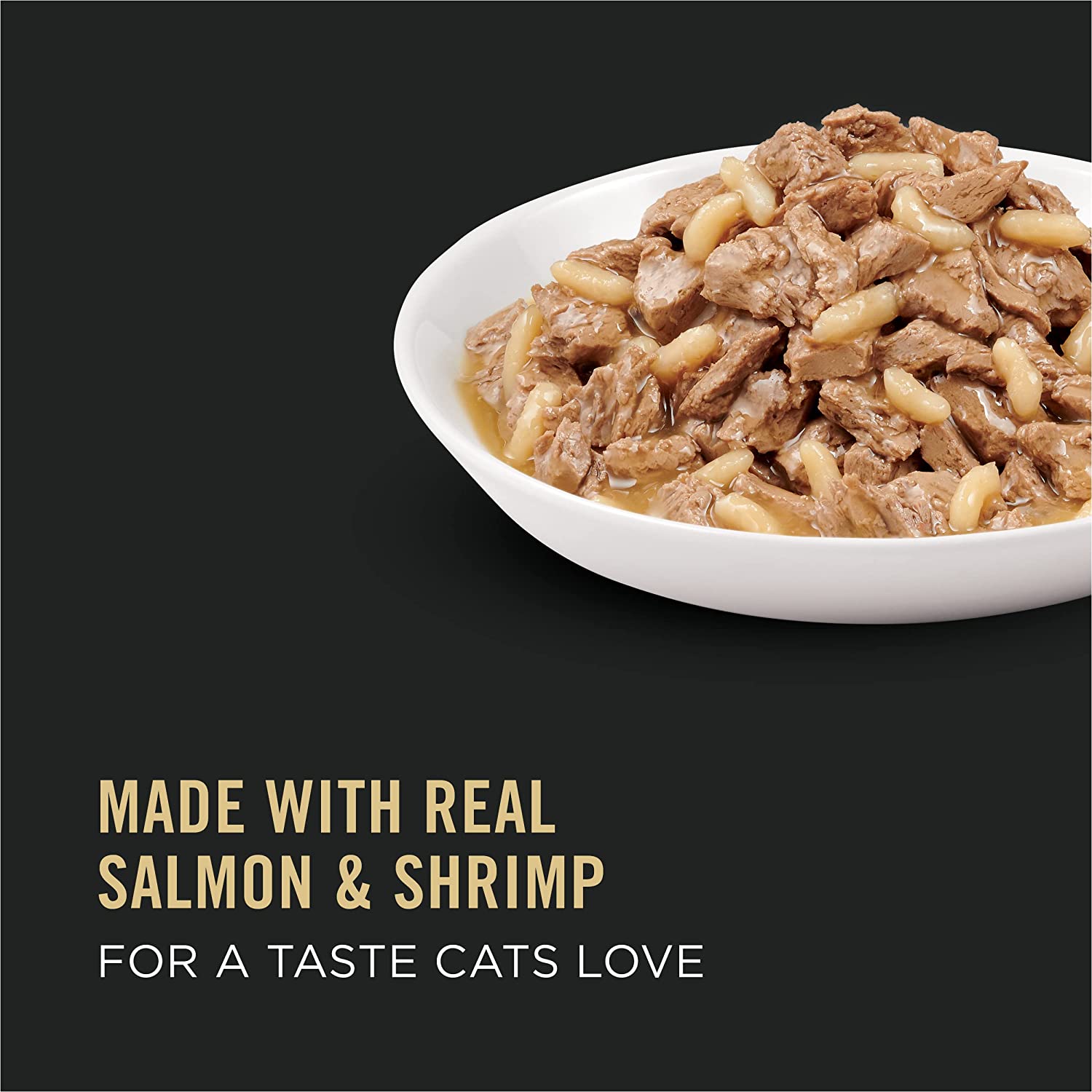 Purina Pro Plan Adult Salmon Shrimp and Rice Entrée in Sauce Canned Cat Food 3-oz case of 24