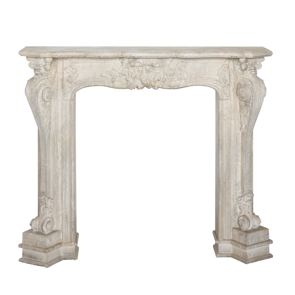 Decorative Wood Fireplace Mantel Ornate