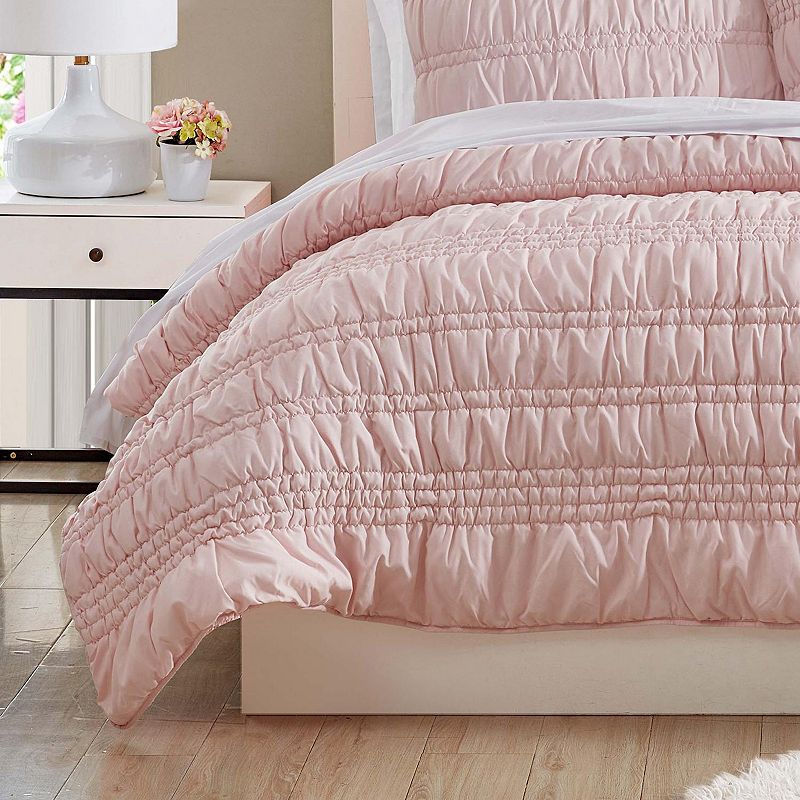 Poppy and Fritz Scrunch Stripe Quilt Set with Shams