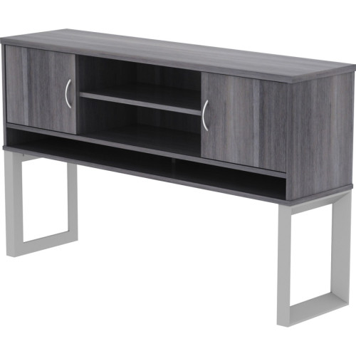 Lorell Relevance Series Charcoal Laminate Office Furniture Hutch (16219)