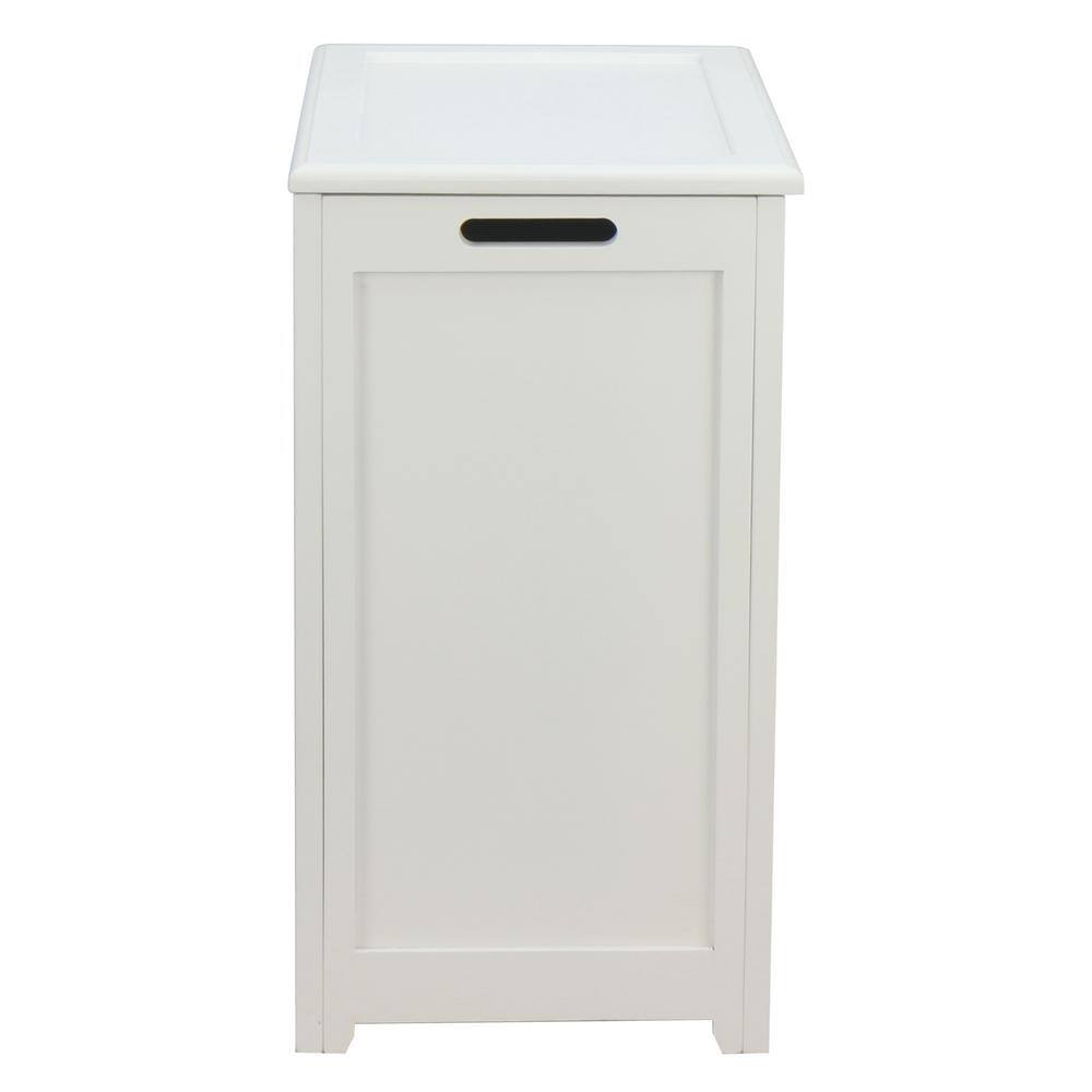 Oceanstar Storage Laundry Hamper in White RH5513WHITE