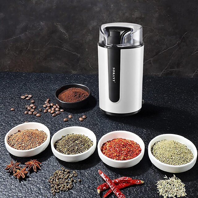 Latest Design 200w High Efficiency Blade Coffee Grinder Household Electric Coffee Grinder Multi Function Grinder