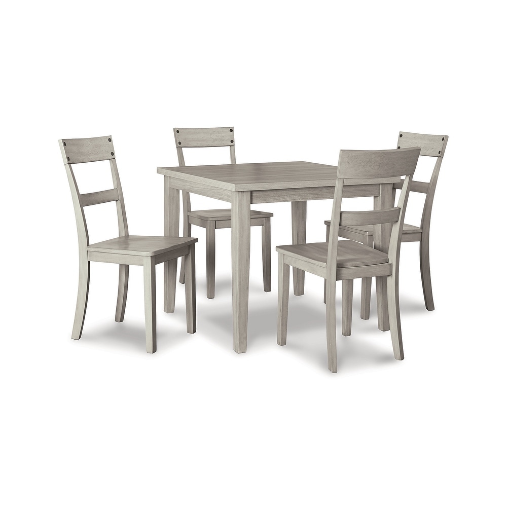 Signature Design by Ashley Loratti Black/Gray Dining Table and Chairs Set