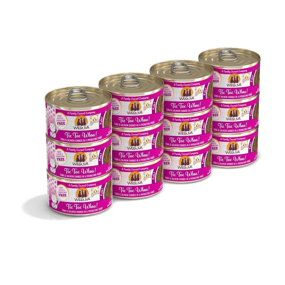 Weruva Classic Cat Pate Tic Tac Whoa! With Tuna and Salmon Canned Cat Fo