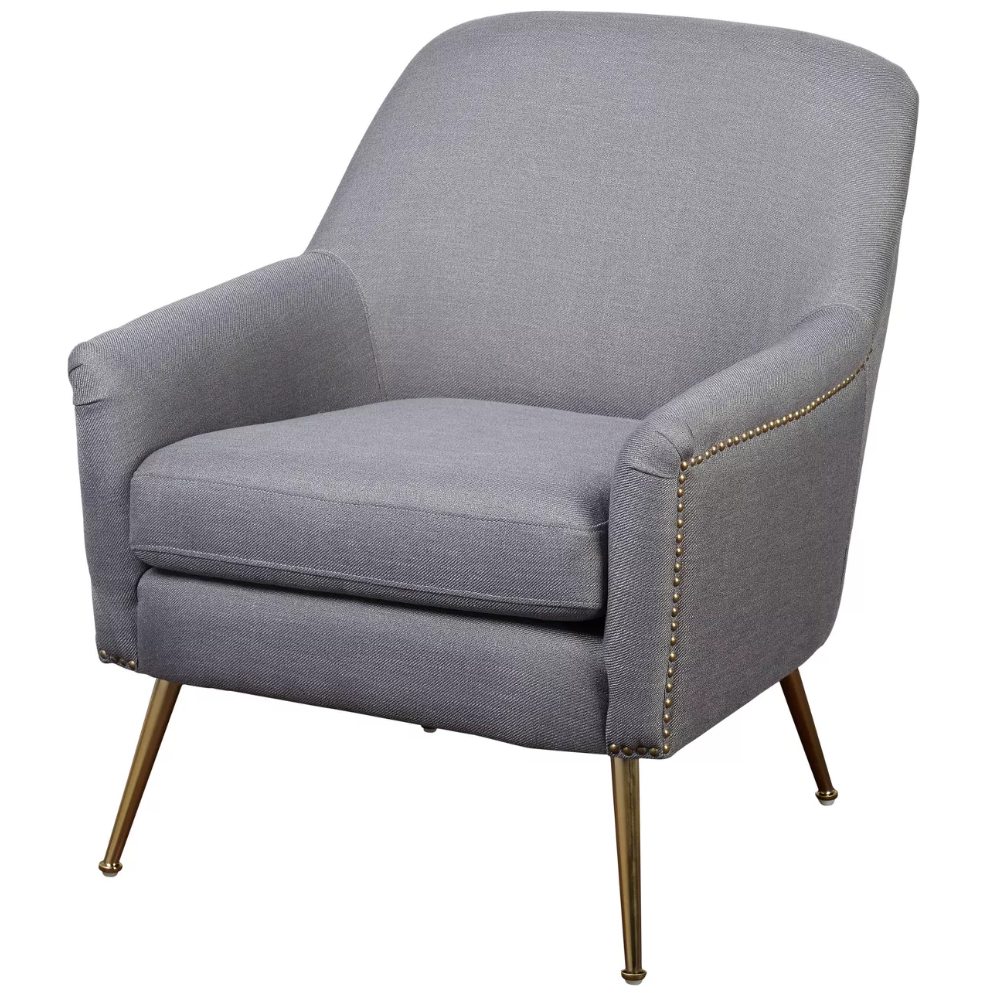 Upholstered Chair - Vita in grey