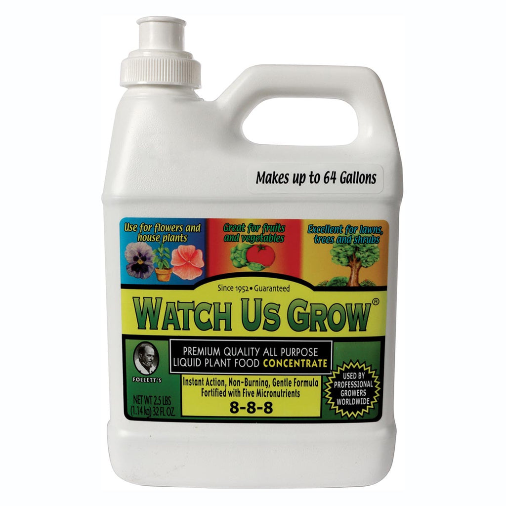 Follett's Watch Us Grow Liquid Plant Food， 1 Quart