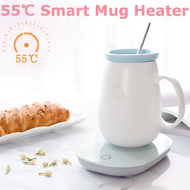 110V 55℃ Electric Thermostatic Cup Coaster Mug Milk Tea Coffee Drink Warmer Heater Tray Mat Touch Switch