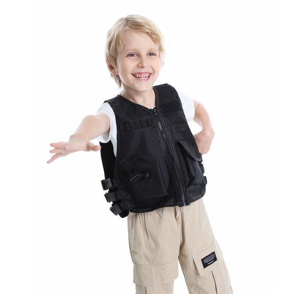 TopTie Kids Tactical Vest Adjustable Military Sold...