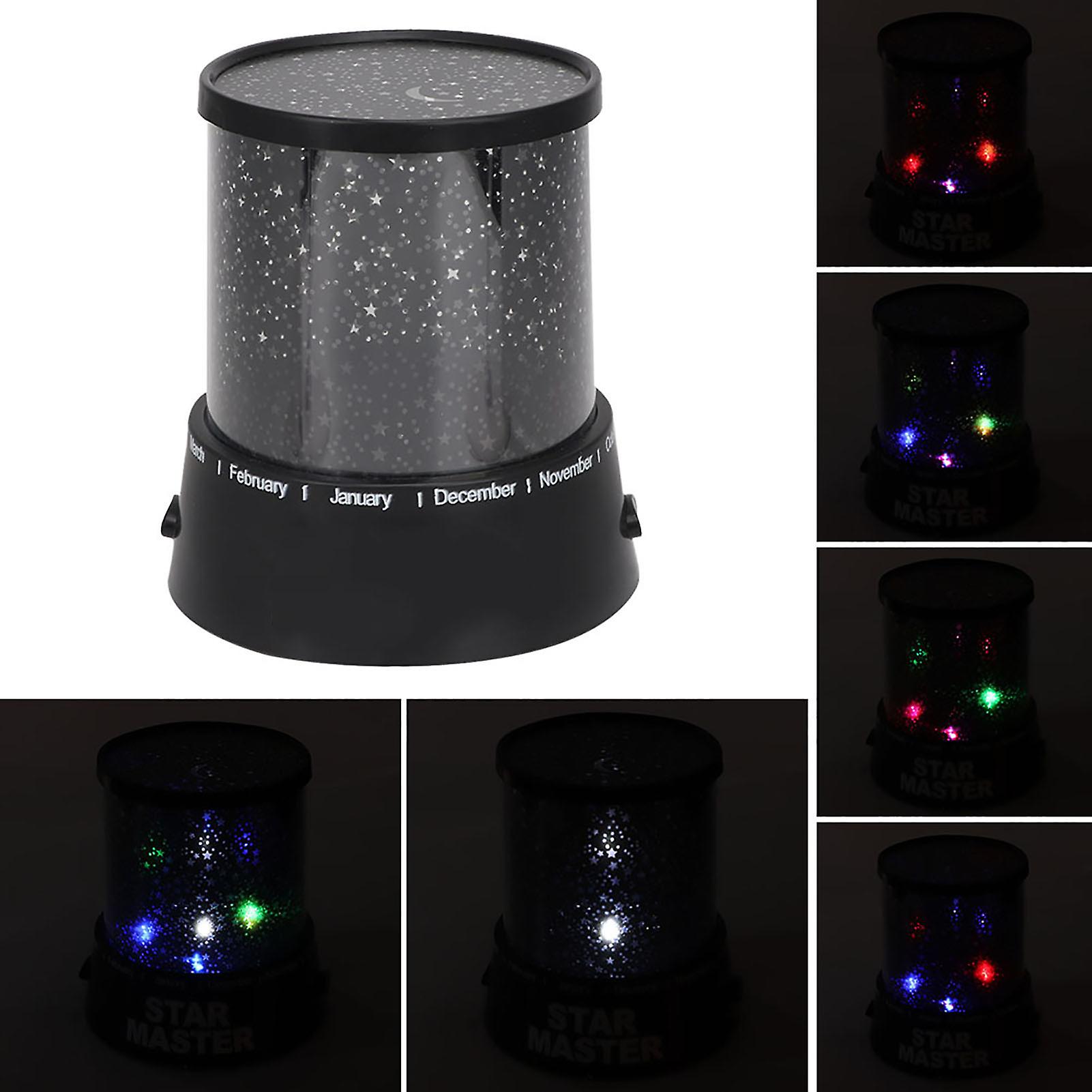 Plastic Sky Star Night Light LED Projection Decoration Lamp for Bedroom Christmas Gift