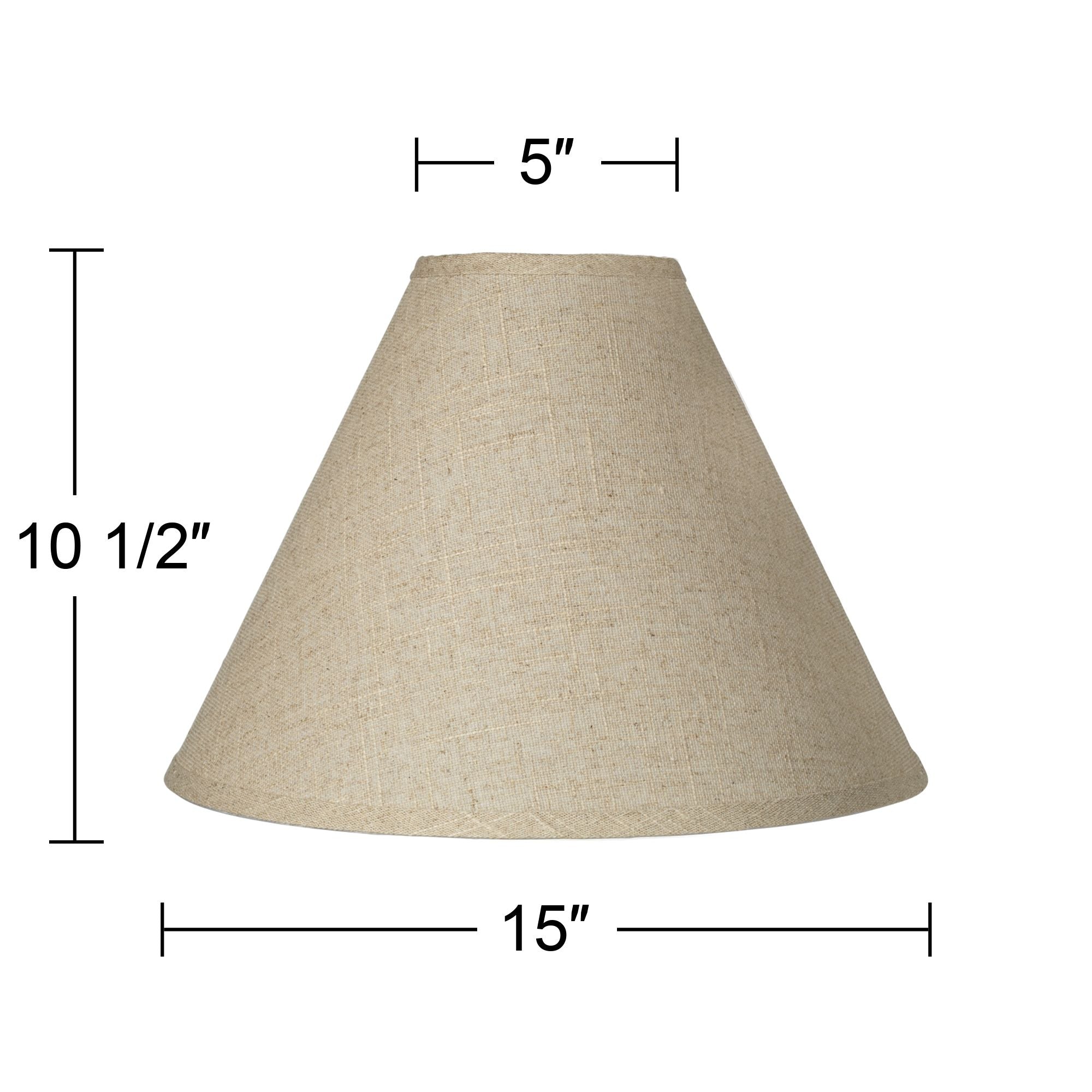 Brentwood Fine Burlap Large Empire Lamp Shade 5