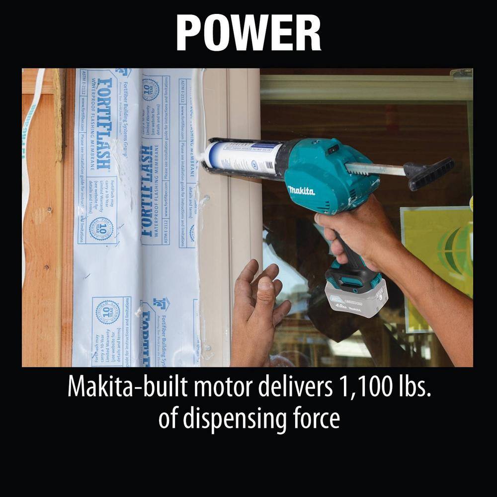 Makita 12V max CXT Lithium-Ion Cordless 10 oz. Caulk and Adhesive Gun (Tool-Only) GC01ZA